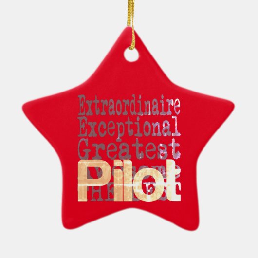 Pilot Extraordinator Keramik Ornament (Hinten)