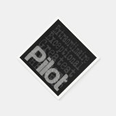 Pilot Extraordinator Serviette (Ecke)