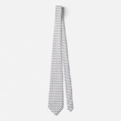 Pilot Faux Seide | Mikro-Flugzeug-Designer-Stil Krawatte (Vorderseite)
