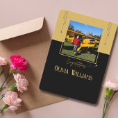 Pilot First Solo Foto, Custom Aviation Card