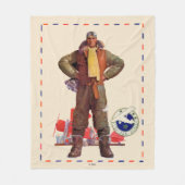 Pilot Fleecedecke (Vorderseite)