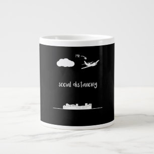 Pilot Fliegen ist mein soziales Geschenk Jumbo-Tasse