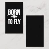 Pilot Fliegerflugzeug Liebe Funny Pilots Visitenkarte (Vorne/Hinten)