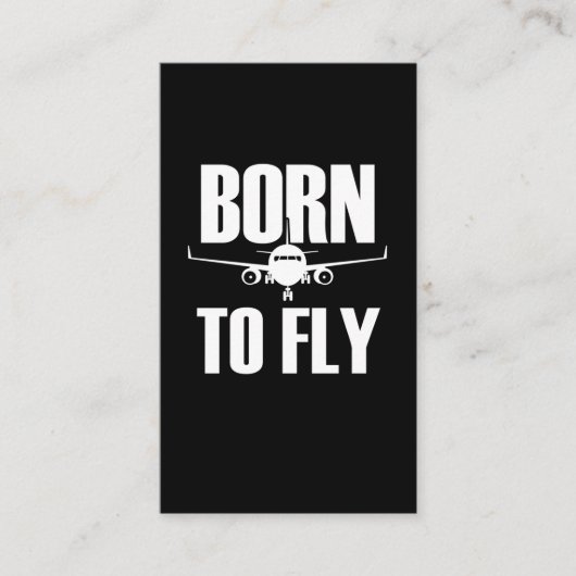 Pilot Fliegerflugzeug Liebe Funny Pilots Visitenkarte (Vorderseite)