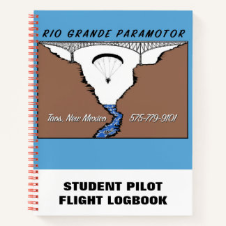 Pilot-Flugbuch für Rio Grande Paramotor Notizblock