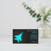 Pilot-Flugstunden, benutzerdefinierte Visitenkarte (Stehend Vorderseite)