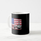Pilot Flugzeug amerikanisches Flugzeug Luftfahrt Kaffeetasse (Vorderseite Links)