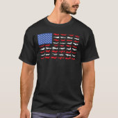 Pilot Flugzeug amerikanisches Flugzeug Luftfahrt T-Shirt (Vorderseite)