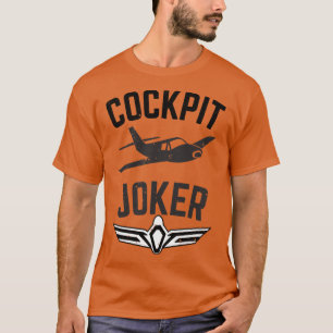 Pilot Flugzeug Aviator Cockpit Flying Fun T-Shirt