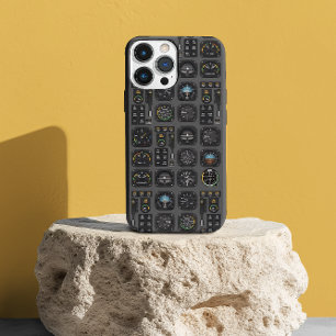 Pilot Flugzeug Cockpit Armaturenbrett Instrumente  iPhone 15 Pro Hülle