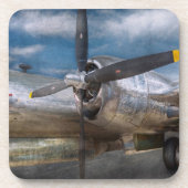 Pilot - Flugzeug - das B-29 Superfortress Getränkeuntersetzer (Vorderseite)