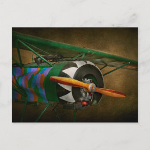 Pilot - Flugzeug - Deutscher WW1-Jäger - Fokker D Postkarte