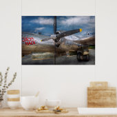 Pilot - Flugzeug - Die Superfestung B-29 Poster (Küche)