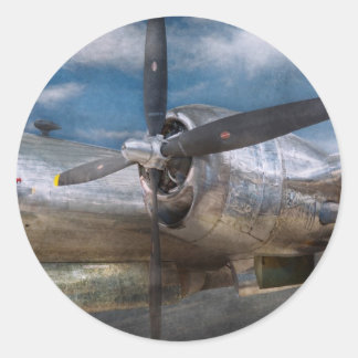 Pilot - Flugzeug - Die Superfestung B-29 Runder Aufkleber