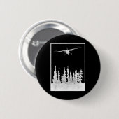 Pilot-Flugzeug-Shirts - Flugzeug-Shirt - Luftfahrt Button (Vorne & Hinten)