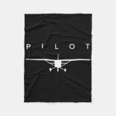 Pilot For New Pilot - New Pilot Tee Shirt - Airpla Fleecedecke (Vorderseite)
