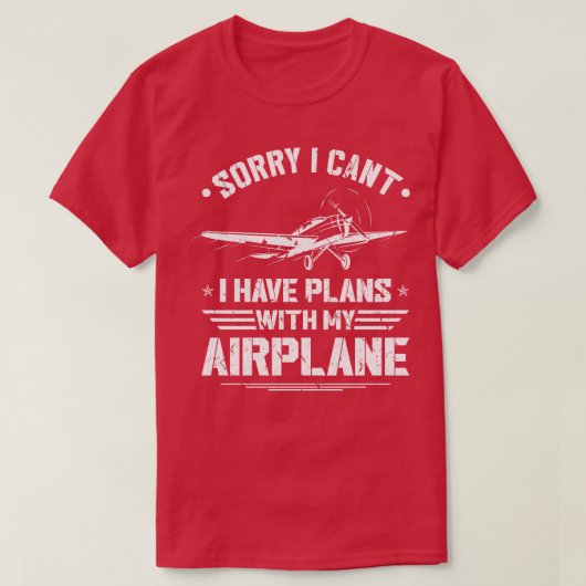 Pilot für Kleinflugzeuge T-Shirt (Design vorne)