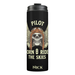 Pilot, Geboren, um den Himmel zu befahren, Luftfah Thermosbecher