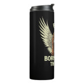 Pilot, Geboren, um den Himmel zu befahren, Luftfah Thermosbecher (Nach links gedreht)