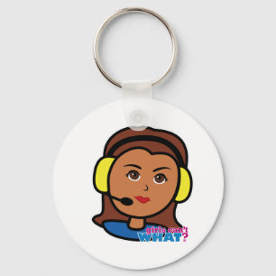 Pilot Girl Schlüsselanhänger