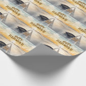 Pilot  Happy retirement Geschenkpapier (Ecke)