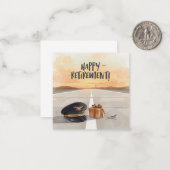 Pilot  Happy retirement Mitteilungskarte (Vorderseite/Rückseite Beispiel)