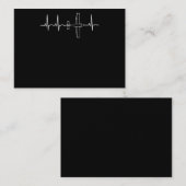 Pilot-Heartbeat-Geschenk für Flugzeuge Visitenkarte (Vorne/Hinten)