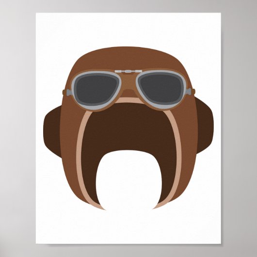 Pilot Helm Poster (Vorne)