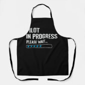 Pilot im Gange Bitte warten Loadung Fluggesellscha Schürze (Vorderseite)