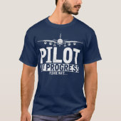 Pilot im Gange Bitte warten Sie auf Pilotprogramm T-Shirt (Vorderseite)