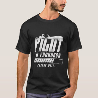 Pilot im Gange Funny Future Pilot Aviation Airline T-Shirt