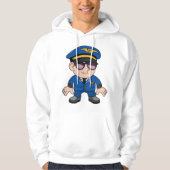 Pilot in Sonnenbrille Hoodie (Vorderseite)
