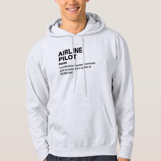 Pilot Job Definition Hoodie - Funny Gift (Vorderseite)