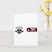 Pilot-Kampfflugzeug des militärischen Aviators, Ha Karte (Gelbe Blume)