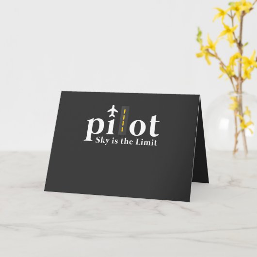 Pilot Karte (Gelbe Blume)