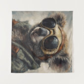 Pilot Koala Wandteppich (Vorderseite (Horizontal))