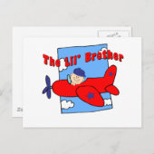 Pilot Little Brother Postkarte (Vorne/Hinten)
