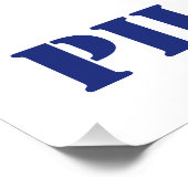 Pilot Lounge Familienname Luftfahrt Wohngestaltung Poster (Ecke)