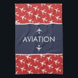 Pilot-Luftfahrzeug des Funky White Flugzeug Geschirrtuch<br><div class="desc">Funky und stilvolle White Flugzeug / Flugzeug / Flugzeuge Muster Pilot Flying Aviation Kitchen Handtuch, um Ihre Zuhause / Büro / Business Dekor Kollektion hinzuzufügen. Eine coole Geschenk / Geschenkidee für alle, die individuelle Design-personalisierte Einzelstücke, positive Bilder, Luftfahrt, Fliegen, Himmel, Flugzeug, Flugzeuge, Piloten, Lufttransport Thema etc. Babydusche, Geburtstag etc. Junge,...</div>