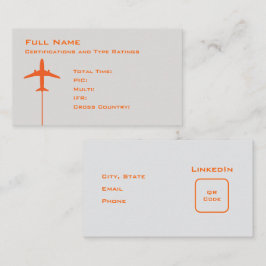 Pilot-Micro-Resume Visitenkarte