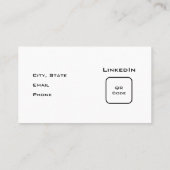 Pilot-Micro-Resume Visitenkarte (Rückseite)