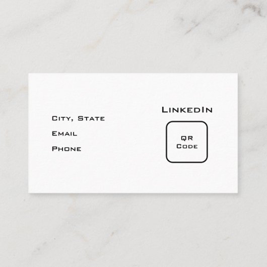 Pilot-Micro-Resume Visitenkarte (Rückseite)