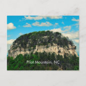 Pilot Mountain, NC Postkarte (Vorderseite)