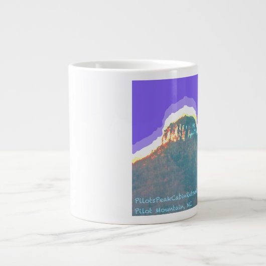 Pilot Mountain NC Souvenir Tasse (Vorderseite)