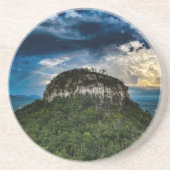 Pilot Mountain NC Staat Park | nach Sturm Regenbog Getränkeuntersetzer (Vorne)