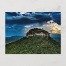 Pilot Mountain NC Staat Park | nach Sturm Regenbog