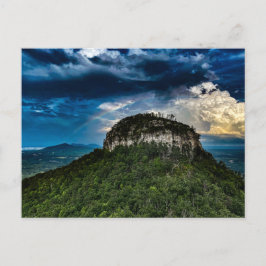 Pilot Mountain NC Staat Park | nach Sturm Regenbog Postkarte