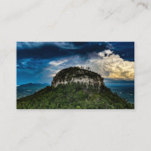 Pilot Mountain NC Staat Park | nach Sturm Regenbog
