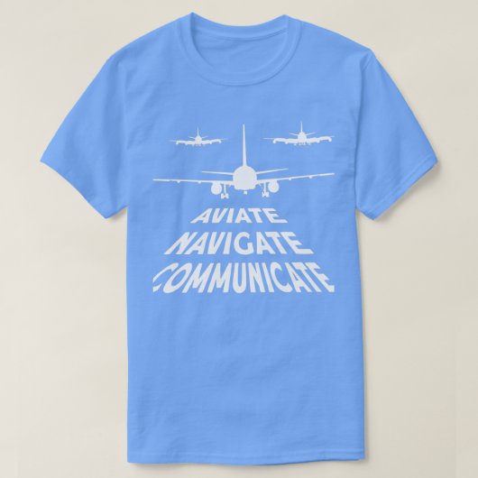 Pilot-Navigation  T-Shirt (Design vorne)