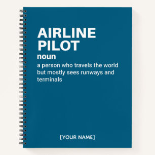 Pilot-Notebook - Funny Definition Design Notizblock